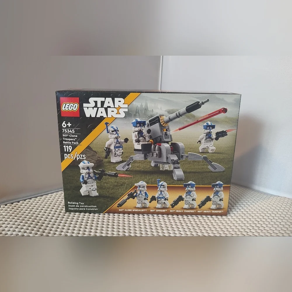 Lego Star Wars 75345 501st Clone Troopers Battle Pack Building Toy NWT